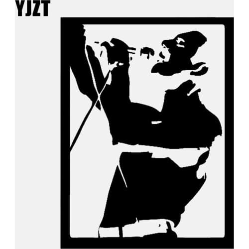 YJZT 11.2CM*15CM Car Sticker Freddie Mercury QUEEN Music Artist Vinyl Decal Black/Silver C3-0565
