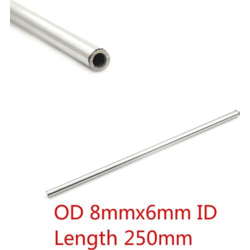 1PCS 250mm 304 Seamless Stainless Steel Capillary Tube OD 8mm 6mm ID OD 10mm 8mm ID OD 4mm 3mm ID OD 6mm 4mm ID OD 4mm 2.5mm ID