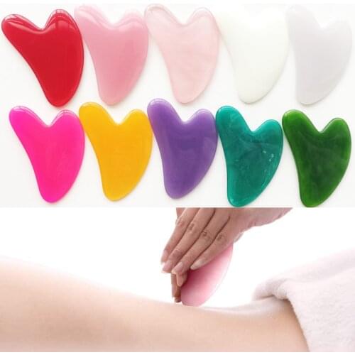 1PC Eye Face Scratch Massage Tool Resin Scrape Therapy GuaSha Scraping Massage Scraper Acupuncture SPA Skin Facial