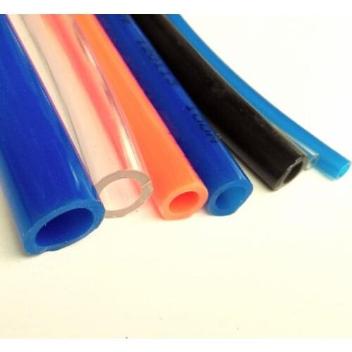 5meter/lot Pneumatic Tube PU12X8mm OD 12mm ID 8mm Plastic Flexible Pipe Polyurethane Tube