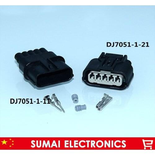 5Pin male female sensor plug,5P Intake/air pressure sensor plug connector for Honda Accord, Fit, Civic