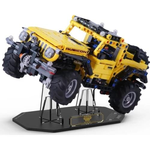 Acrylic Display Stand for 42122 Jeep Wrangler High-Tech Vehicles Car(Not include the model)