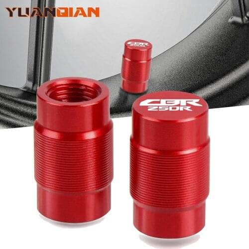 Motorcycle Accessories Couple Aluminum For Honda CBR CBR250R 250 R Vehicle Wheel Tire Valve Stem Caps Covers Universal cycle