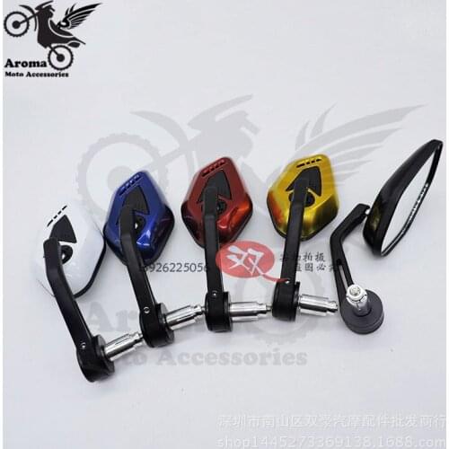 5 colors available motocross part scooter handle bar end side mirrors motorbike rearveiw mirror moto handlebar motorcycle mirror