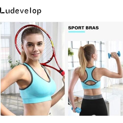 Neon Color Quick Dry Sports Bra - Stylish Yoga Gym Training Running Compression High Support Bra Top Sports Clothing Activewear