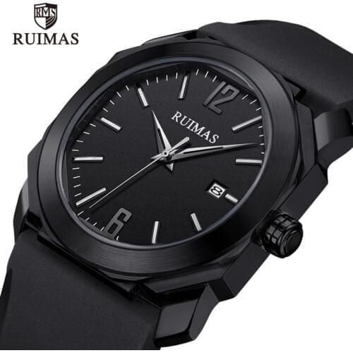 Ruimas Watches Men Luxury Brand Quartz Watch Fashion Chronograph Watch Reloj Hombre Sport Clock Male Hour Relogio Masculino