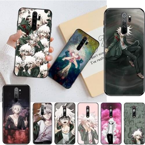 Makoto Nagito Komaeda Anime Phone Case for Redmi 9A 8A 7 6 6A Note 9 8 8T Pro Max Redmi 9 K20 K30 Pro