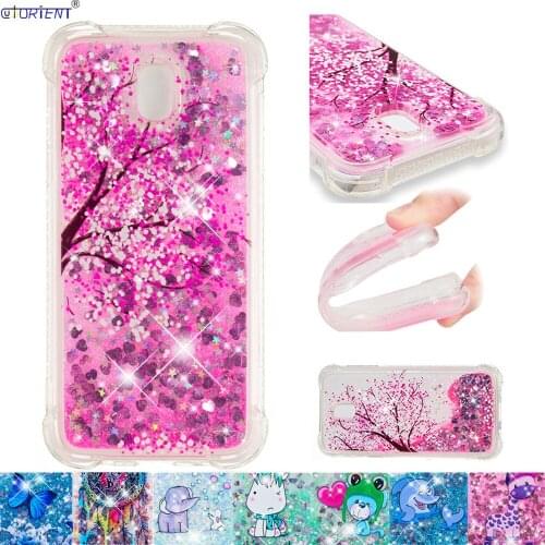 For Samsung Galaxy J5 Pro J5 2017 Bling Glitter Case J530 SM-J530F/DS SM-J530FM/DS Soft Silicone Bumper Cover SM J530F J530FM/DS