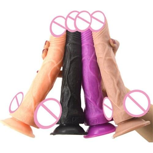 FAAK 24cm Huge Dildo Anal Large Vibrator realistic penis with suction cup for Women Adult Masturbation Lesbain Sex Toy