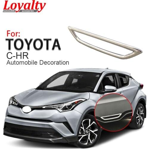 Loyalty for Toyota C-HR CHR 2016 2017 2018 Stoplight Brake Light lamp Cover Trim ABS Chrome Car Accessories