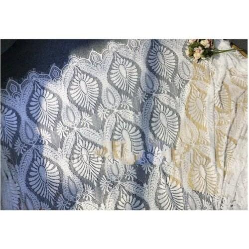 GLace 3M/Lot Eyelash lace fabric DIY accessories fabric for dress table cloth lace decoration TX586