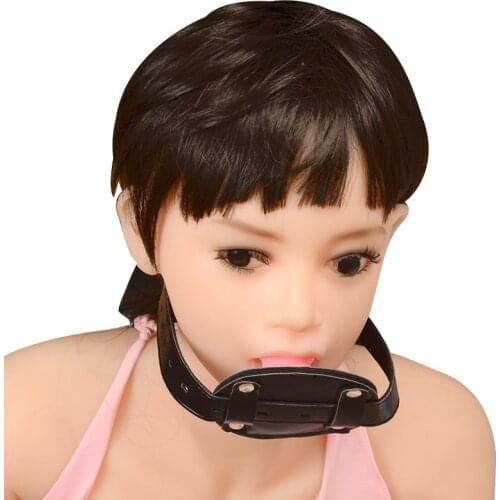 Sex Penis Gag Oral Anal Dildo Plug Open Mouth Gag Leather Fetish Bdsm Bondage Restraints Adult Sex Toys For Couples Sex Products