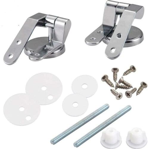 Bathroom zinc alloy toilet lid hinge Home hotel increased toilet seat cover hinge fittings WF3071104