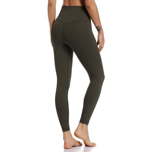 Sexy High Waist Leggings Women Push Up Sport Fitness Running Seamless Nude Hidden Yoga Pants Gym Workout Tights Activewear