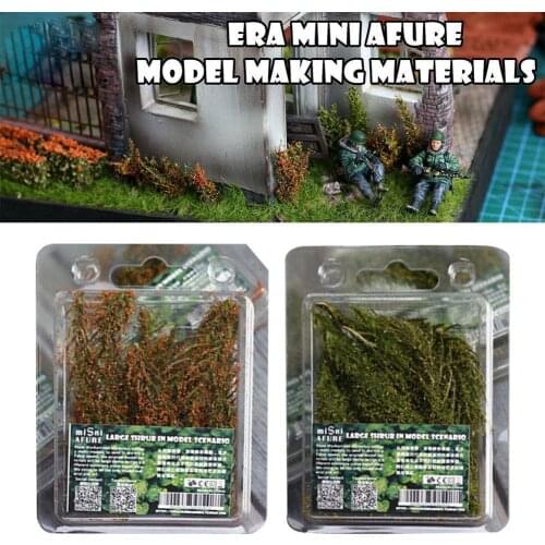Miniature Tree Long Shrubs Chariot Camouflage Net Military Scene Train Sand Table Scenario Model Vegetation DIY Materials