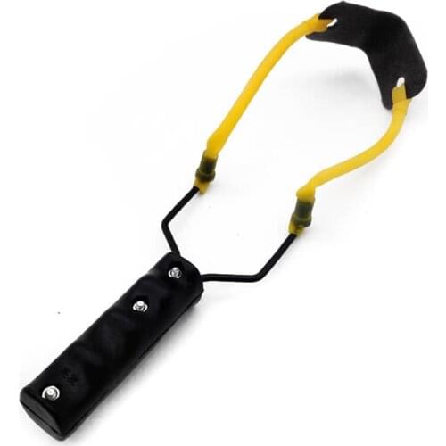 Powerful Professional Hunting Shooting Slingshot With Wrist Support Latex Band Outdoor Portable Catapult Launcher Configure Tool