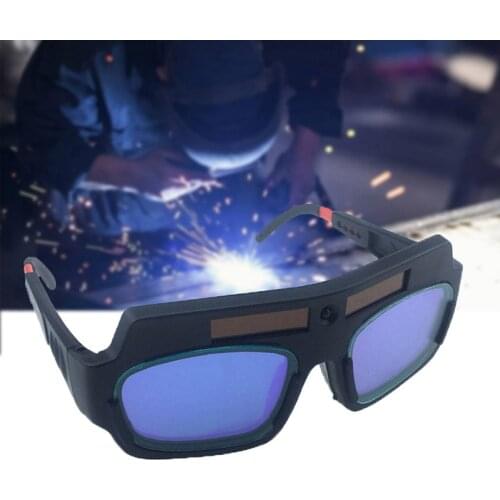 Solar Powered Auto Darkening Welding Glasses Automatic Photoelectric Argon Arc Welding Mask Helmet Goggles Welder Glasses