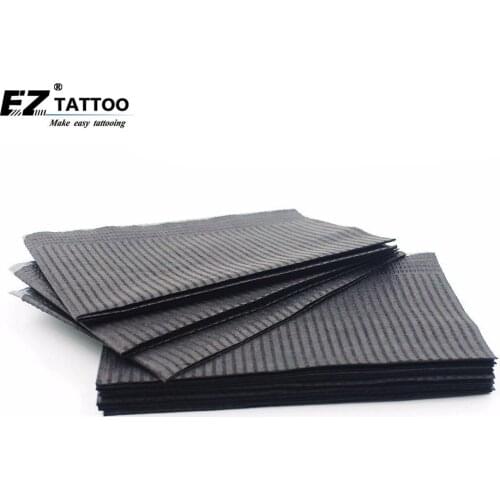 EZ Disposable Tattoo Cleaning Wipes Dental Piercing Bibs Waterproof Sheets Double Layer Sheets Tattoo Accessories 45*33cm