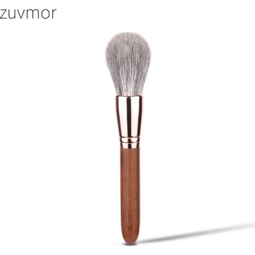 Shoushoulang Professional Handmade Make Up Brush Z02 Rounded Face Powder Brush Soft Squirrel Goat Hair Makeup Brushes