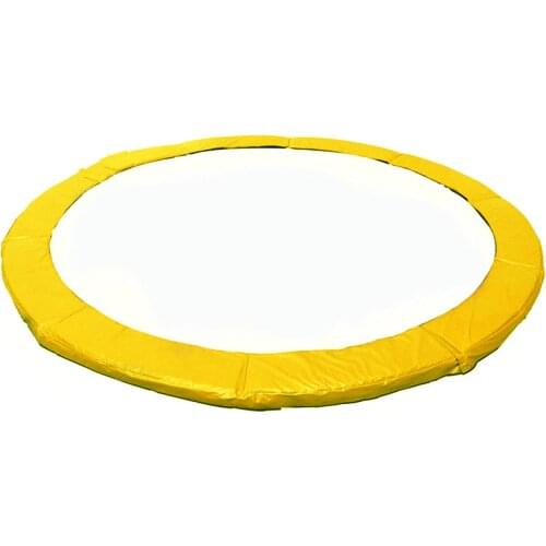 COLORFUL Yellow Trampoline Replacement, Safety Pad (PVC Waterproof Spring Cover) For 6/8/10/12/13/14/15/16 Feet Trampoline