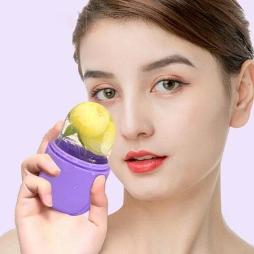 Skin Care Beauty Lifting Contouring Tool Silicone Ice Cube Trays Ice Globe Ice Balls Face Massager Roller Reduce Acne