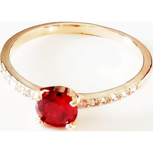 2021 Rose 585 Gold Color Women Jewelry Traditional Religious New Fashion Wedding Rings