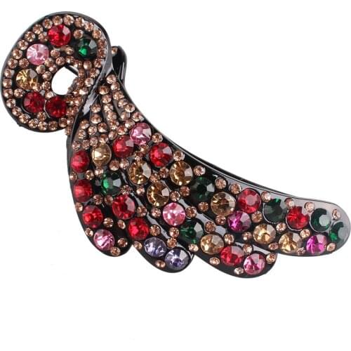 Shny Crystal Hair Crab Claws Women Rhinestone Big Hair Clip Hairpins Ladies Headwear Washing Tool Hair Accessories