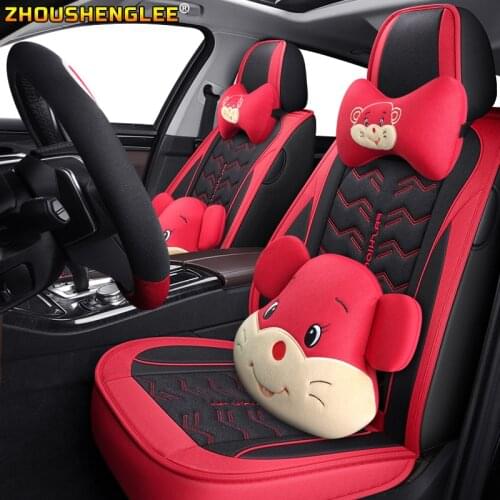 ZHOUSHENGLEE flax car sear covers for vw polo accessories vw passat b5 passat b6 passat b7 b8 vw golf 5 golf 6 7 Auto accessori