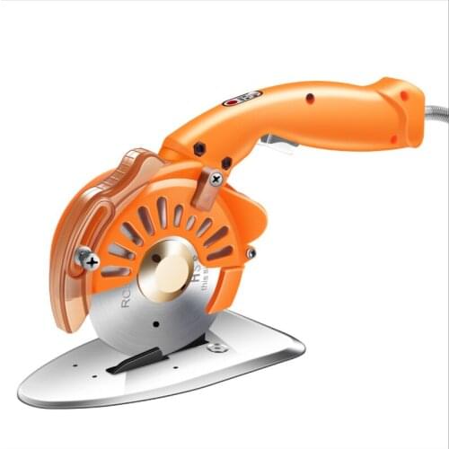 100/110/125 Industrial Electric Scissors Cutting Cloth Machine Silent Servo Direct Drive Electric Round Knife Cutting Machine