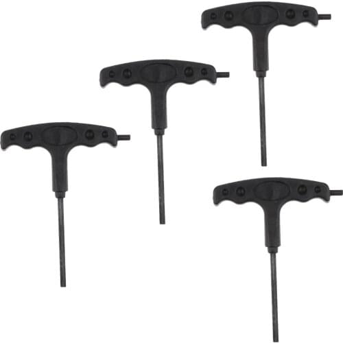 4 Pieces Inline Skate Spanner Roller Skate T Handle Allen Wrench Skate Hex