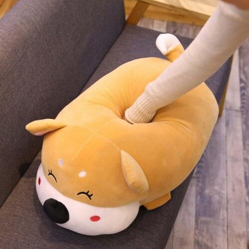 50/70cm Kawaii Shiba Inu Doll Puppy Dog Plush Stuffed Toy Soft Doll Sleeping Corgi Pillow for Children Baby Girls Birthday Gifts
