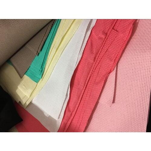 9TH oneroom different size Aida different colors 11CT cross stitch fabric canvas DIY handmade needlework sewing craft