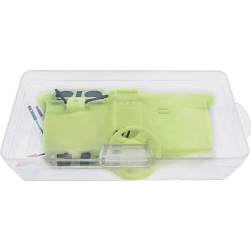 Dashboard Center Console Cab Cabin for 1/10 SCX10 90046 TRX4 JEEP Wrangler Interior Electronic Panel RC Car Accessories