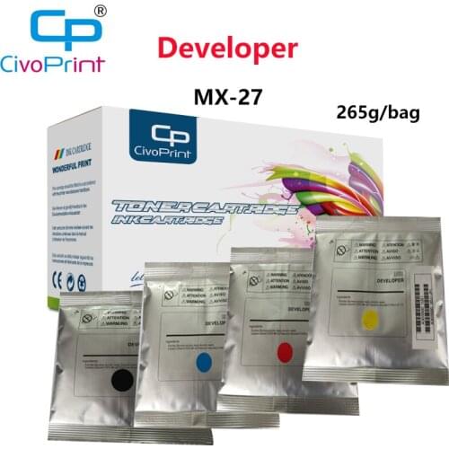 Civoprint 265g/bag compatible developer MX-27 MX27 for sharp copier 2700/2300/2600/3100/2601/3101/2618