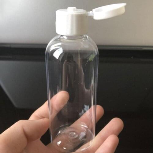 Flacon Vide Plastique 60ml/75ml/80ml/100ml/120ml Makeup For Liquid Empty Flip Cap Plastic Bottles Cream Lotion K5U0