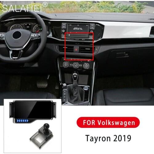 Hot Price Style Automatic Induction Electric Smart Phone Stand Auto Parts GPS Support Stand For Volkswagen Tayron 2019 Interior