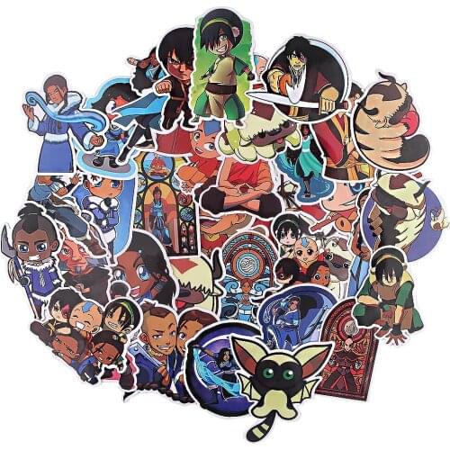 JF930 34pcs/set Magic Story Anime Sticker Skateboard Fridge Guitar Laptop Motorcycle Luggage Classic Toy Stickers