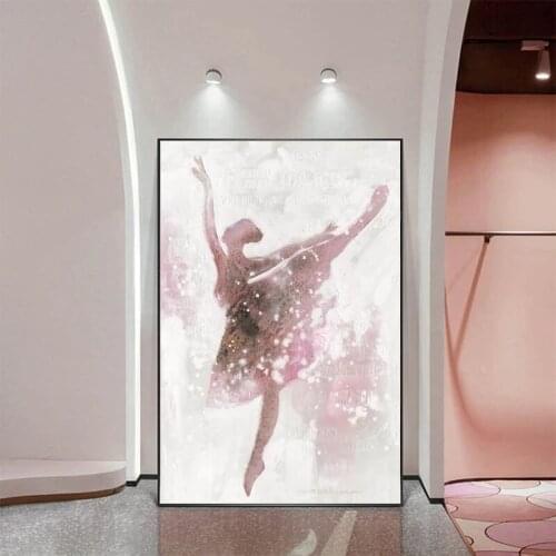 Girl Playing The Violin Canvas Paintings Ballerina Girl Canvas Posters and Prints Modern Wall Art Picturse Home Decor Cuadros