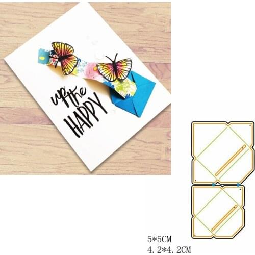 Envelope Metal Cutting Dies Stencils Foldable Envelope Die Cuts For Card Making Decoration New 2019