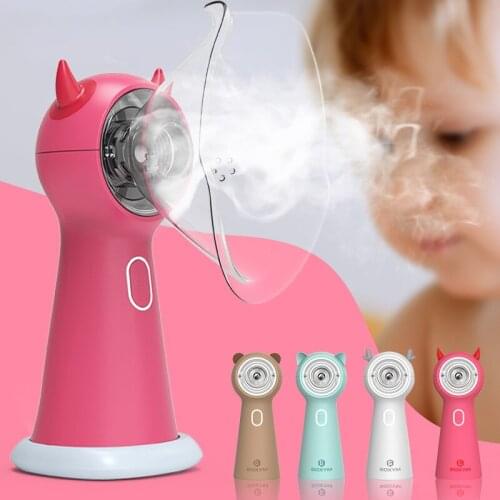 Cartoons Portable Nebulizer Mini Handheld Inhaler Nebulizer For kids Health Care Atomizer nebulizador Medical Equipment