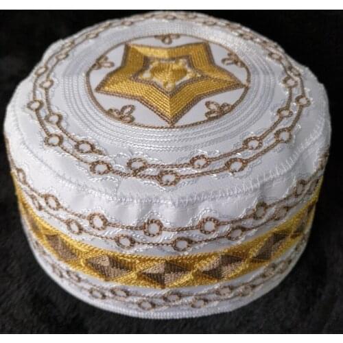 Mens Muslim Prayer Caps Turbante Indiano Bonnet Kippot Islamic Jewish Kippah Arab Musulman Hats Hombre Saudi Arabia Kipa Caps