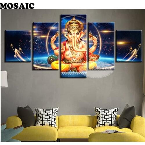 New 3D Diamond Painting Cross Stitch Hindu Lord Shiva,diamond Embroidery ,Home painting Square full Mosaic resin diamond 5 pcs
