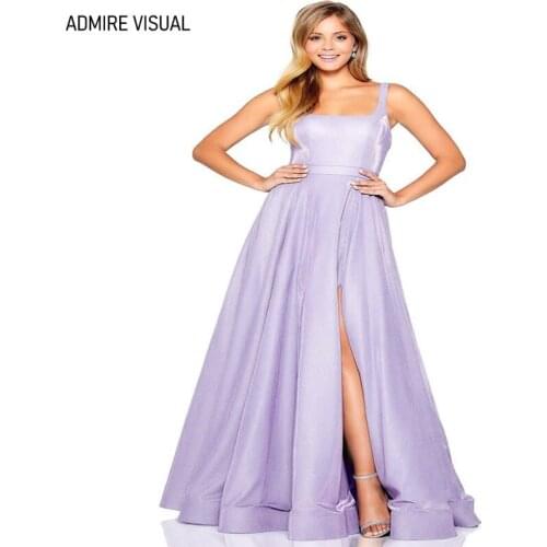 NeW Arrive Evening Dresses A-Line Ever Honor Wedding Square Collar Sleeveless Long Floor-Length Plus Size Vestido-De-Fiesta