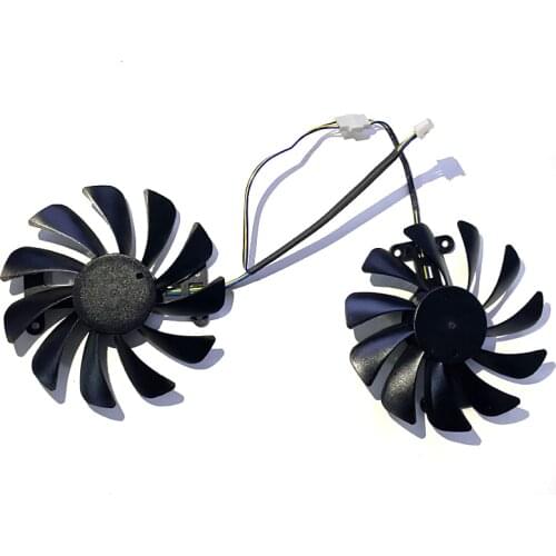NEW 2PCS GTX1070 GTX1080 DIY Cooling Fan For KFA2 GALAXY GeForce GTX 1070Ti EXOC SNPR Graphics Card Gainward P104 replace Fans
