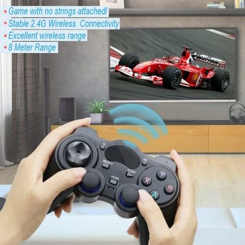 New 2.4G Gaming Controller Gamepad Android Wireless Joystick With OTG Converter For PS3 Console / Smart Phone Tablet PC TV Box