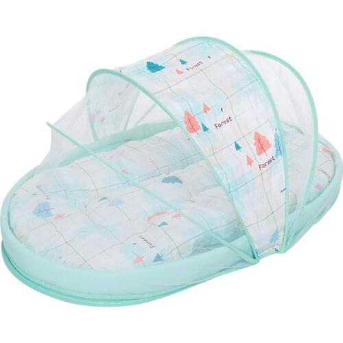 Baby Infant Portable Folding Travel Bed Net Crib Mesh Canopy Mosquito Insect Bedding Canopy for the Cot for Baby Traveling