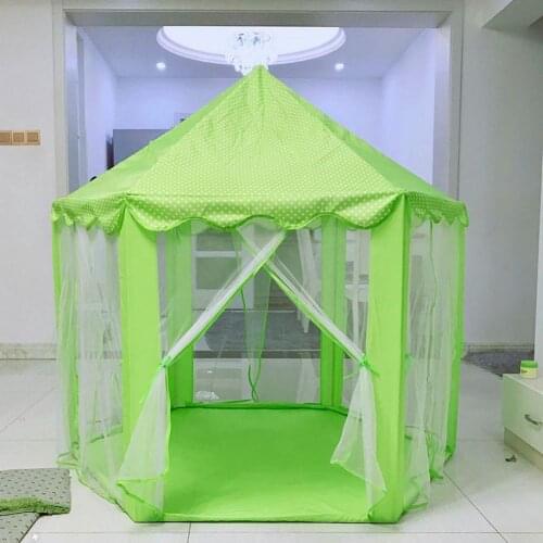 Practical Castle Play Tent Foldable Durable Multi Purpose Playhouse Tent Portable Exquisite Large Kids Teepee Tents for Home