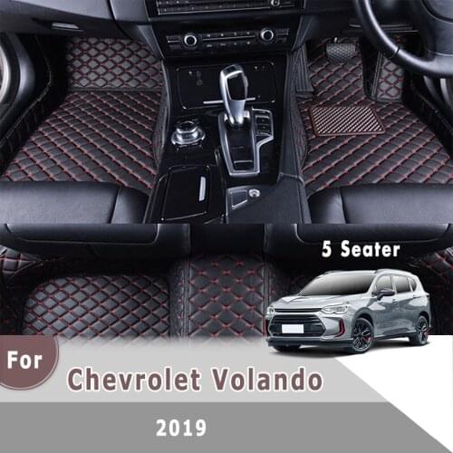 RHD Carpets For Chevrolet Volando 2019 (5 Seats) Leather Waterproof Car Floor Mats Custom Auto Interior Accessories Decoration