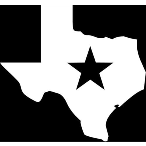 7 Colors Texas Lone Star Fashion Styling Vinyl Stickers Decals for Suv Motorcycle Door Laptop Kayak 14x13cm