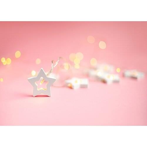 Star Flare Bokeh Photography Backdrops Vinyl Cloth Background Photo Studio for Children Birthday Party Baby Shower Photobooth